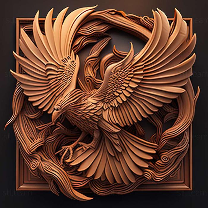 3D model phoenix (STL)